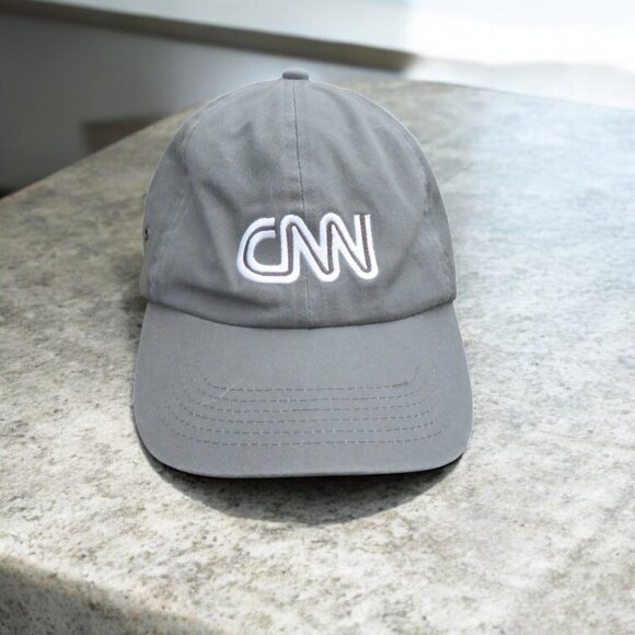 CNN Embroidered Baseball Cap/Hat (Gray) EUC - Picture 2 of 8
